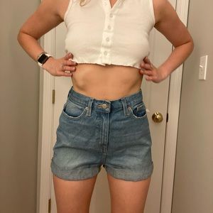 BDG extra high waisted jean shorts